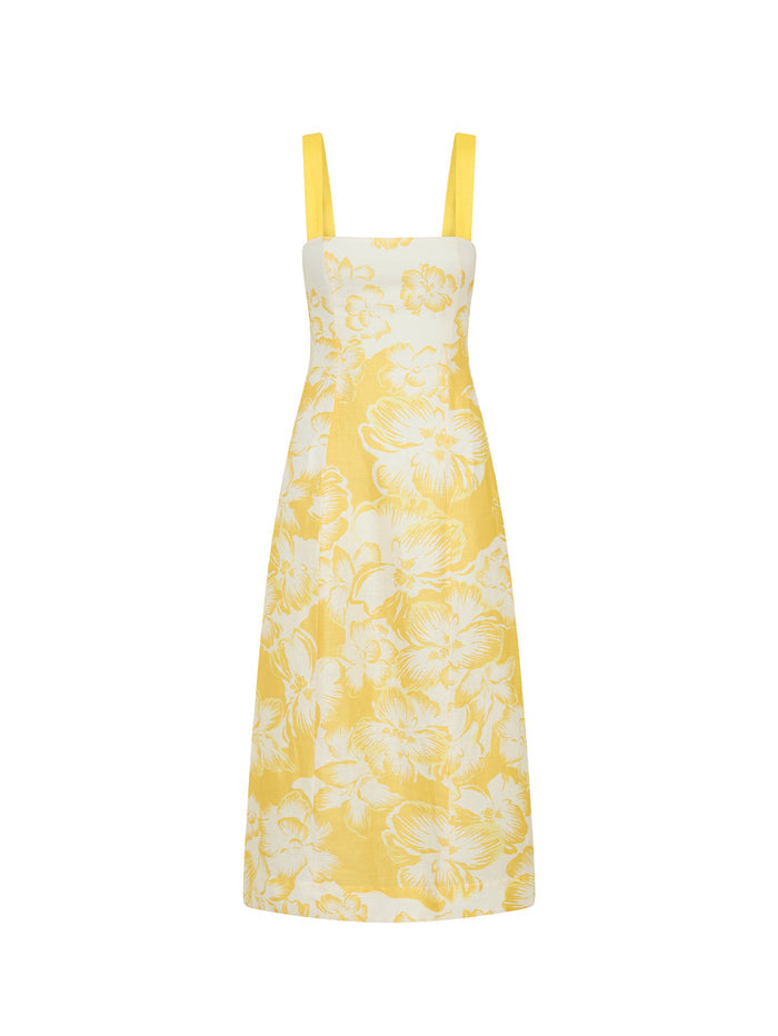 Soraya Tie Back Midi Dress