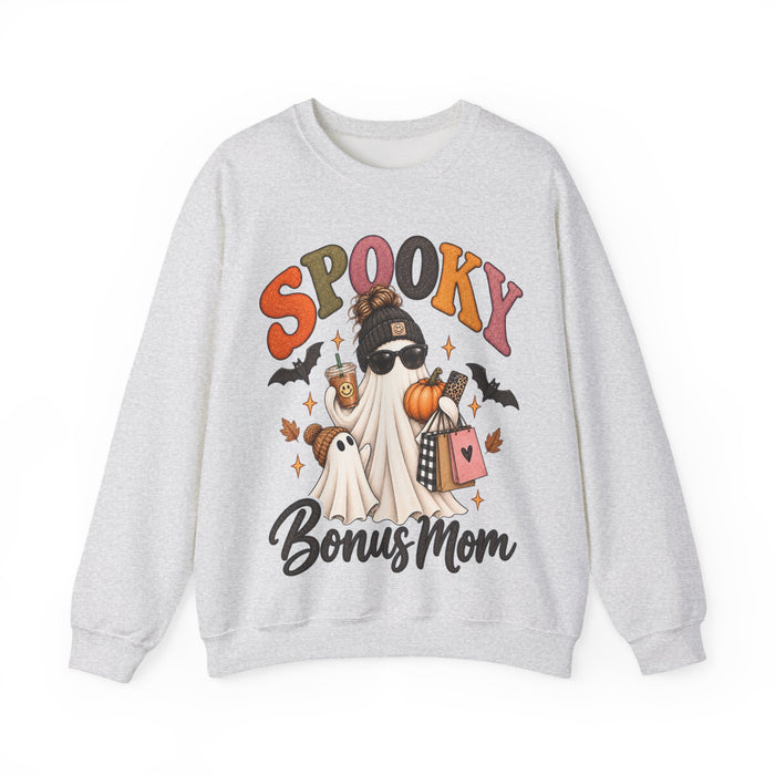 Spooky Bonus Mom Crewneck Sweatshirt