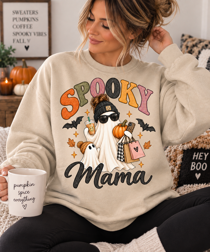 Spooky Mama Crewneck Sweatshirt