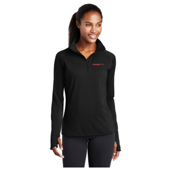 Sport-Tek® Ladies Sport-Wick® Stretch 1/4-Zip Pullover