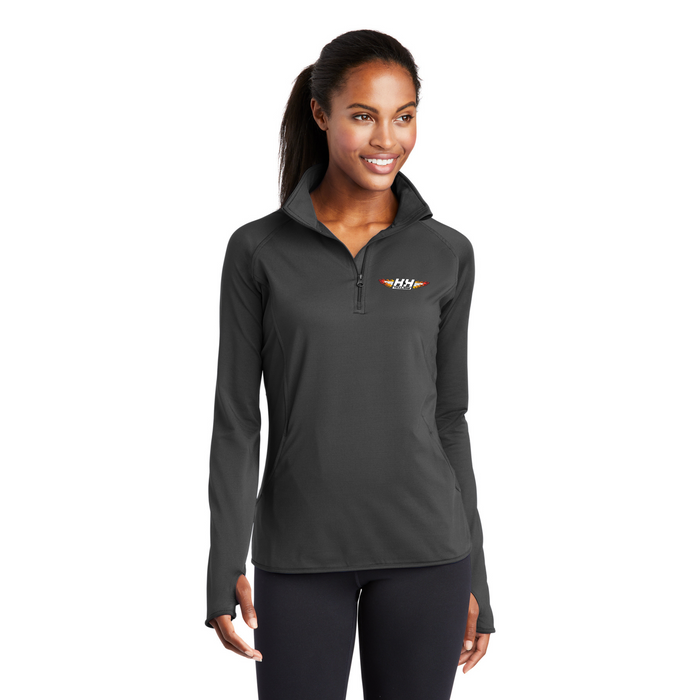 Sport-Tek® Ladies Sport-Wick® Stretch 1/4-Zip Pullover