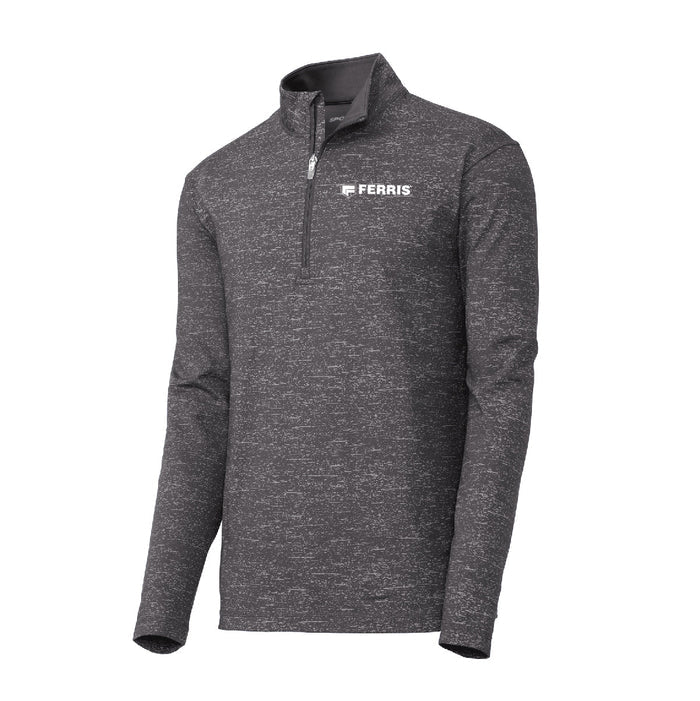 Sport-Tek ® Sport-Wick Stretch Reflective Heather 1/2-Zip Pullover Employee