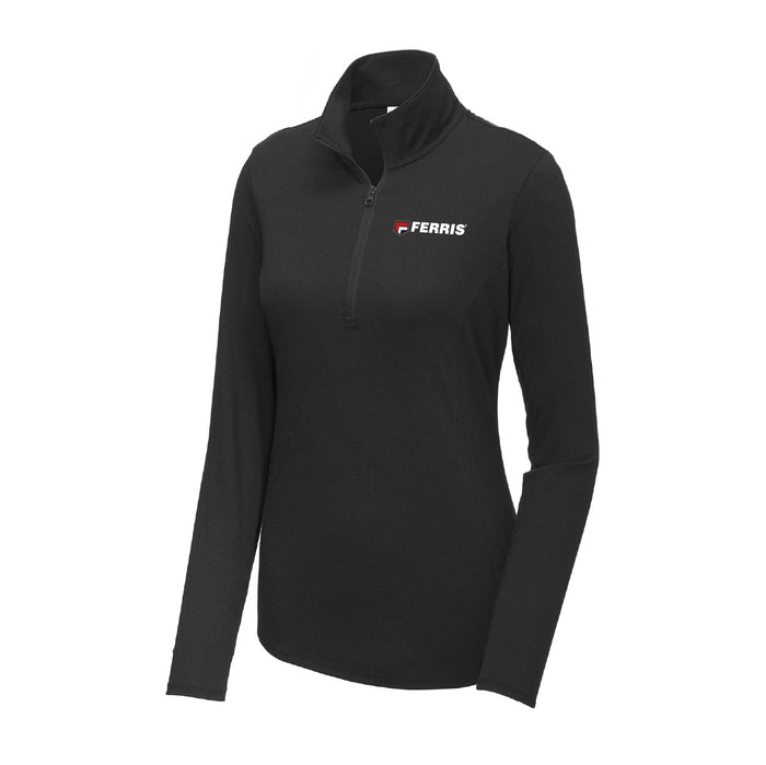 Sport-Tek Women's PosiCharge Tri-Blend Wicking 1/4-Zip Pullover Employee