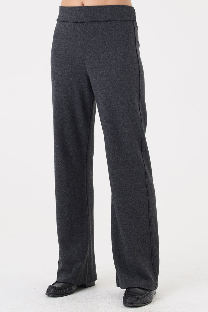 Stella Flare Pant - Goldie LeWinter #color_charcoal heather