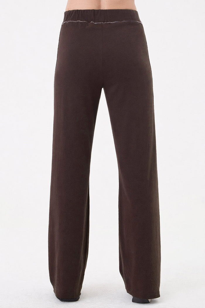 Stella Flare Pant - Goldie LeWinter #color_coffee / gray heather