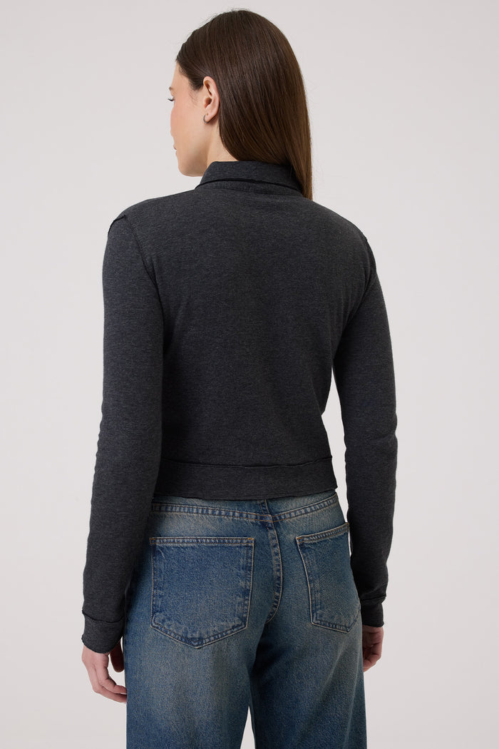 Stella Jacket - Goldie LeWinter #color_charcoal heather