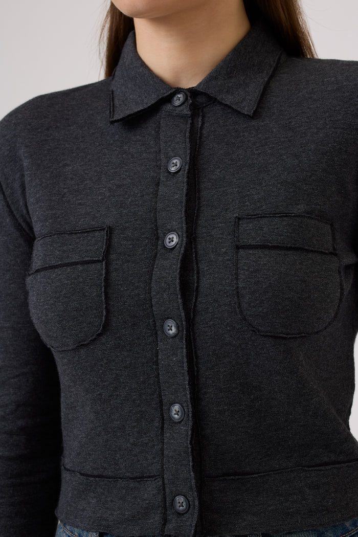 Stella Jacket - Goldie LeWinter #color_charcoal heather