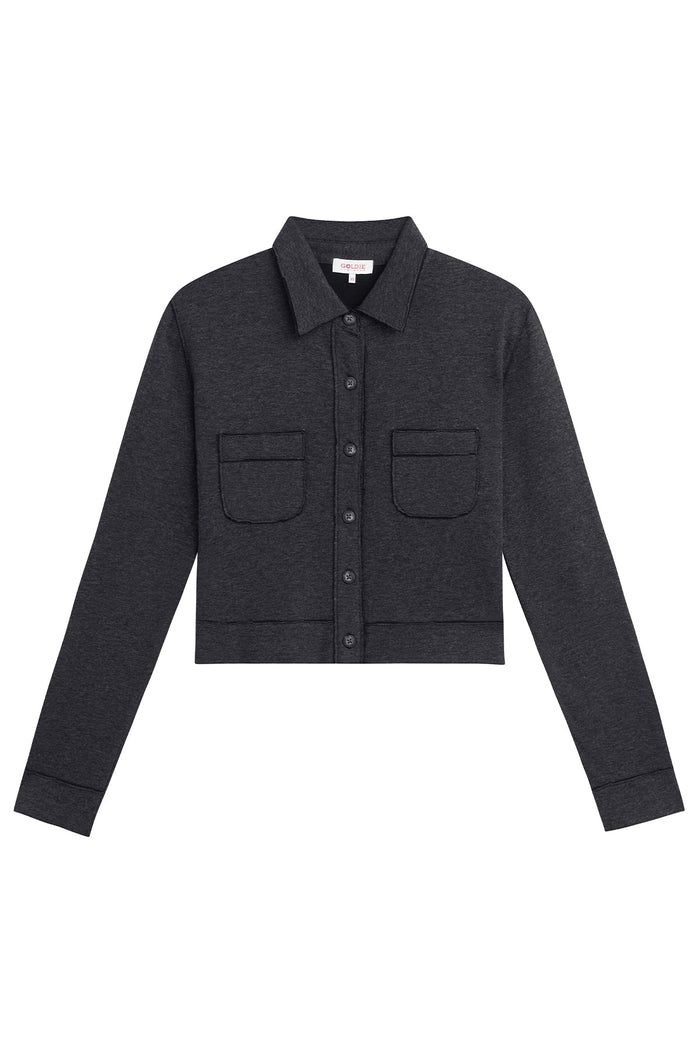 Stella Jacket - Goldie LeWinter #color_charcoal heather