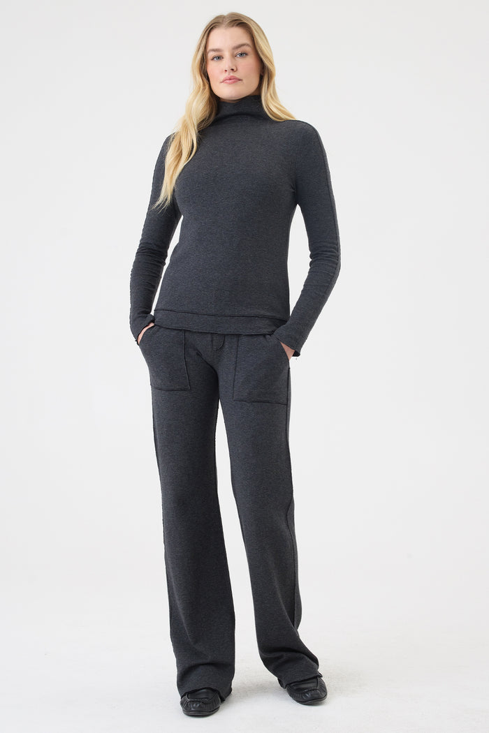 Stella Studio Pant - Goldie LeWinter #color_charcoal heather