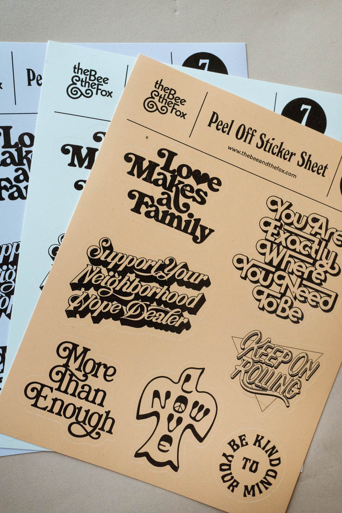 Sticker Sheets | The Love Collection