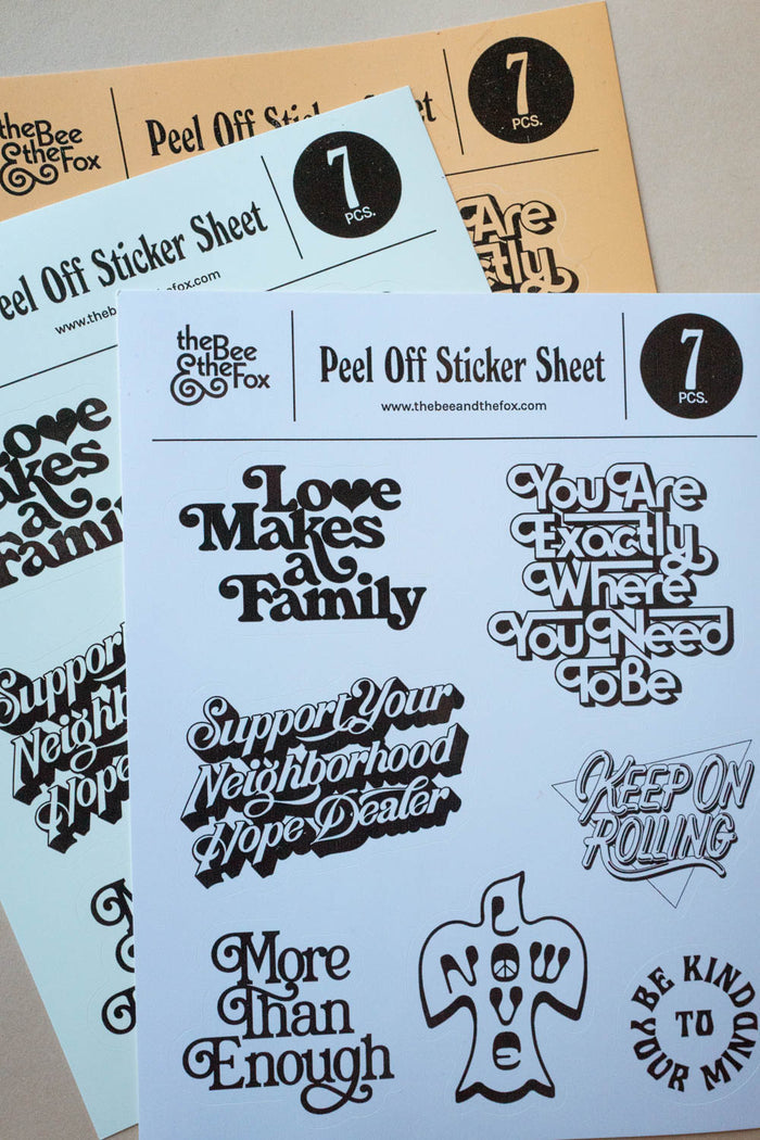 Sticker Sheets | The Love Collection
