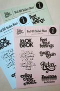Sticker Sheets | The Mindfulness Collection