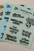 Sticker Sheets | The Rebel Collection