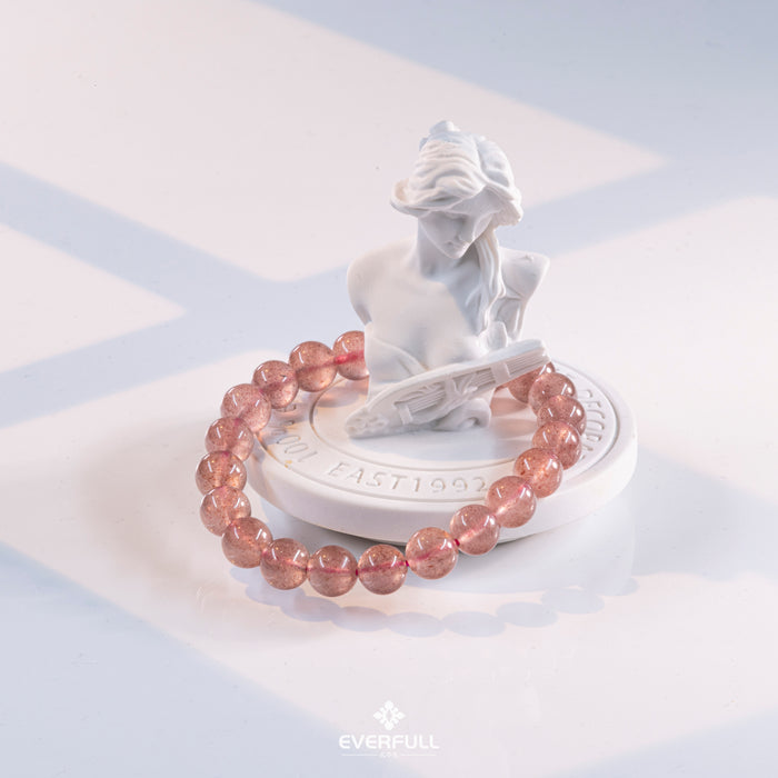 Strawberry Quartz Starlight Bracelet
