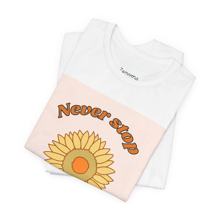 Sunflower 'Never Stop Growing' Tee
