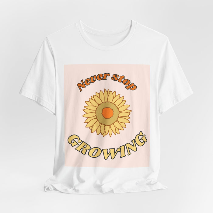 Sunflower 'Never Stop Growing' Tee