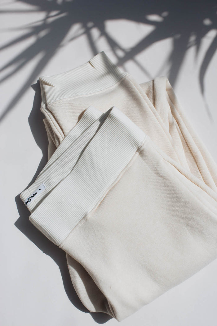 White Sweatpants by The Bee and The Fox