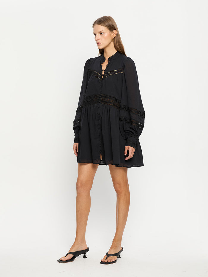 Tana Mini Dress Black Side 02