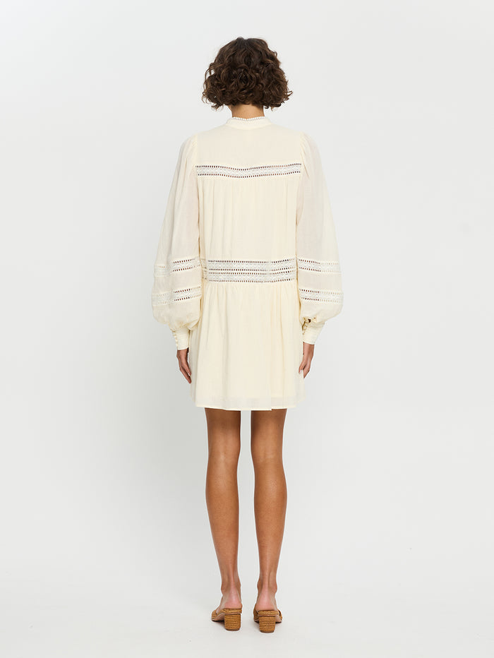 KIVARI Tana Mini Dress Natural