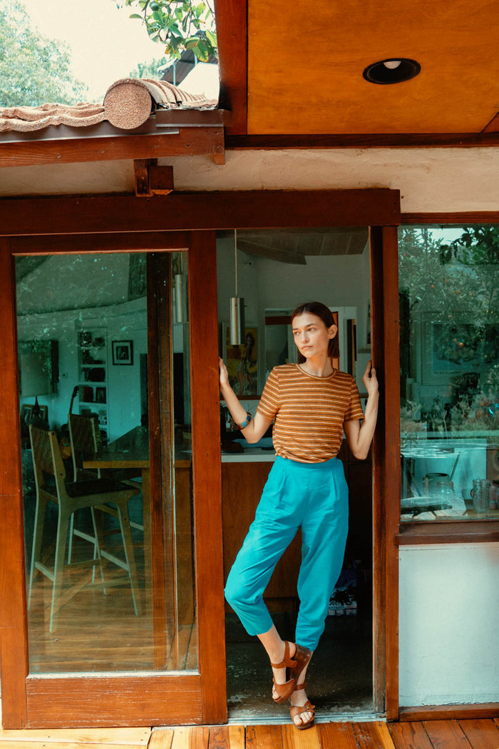 Terrycloth | Striped Tee