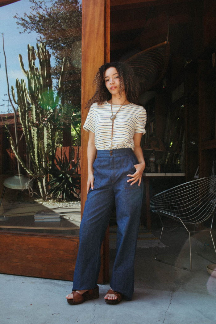 Terrycloth | Striped Tee