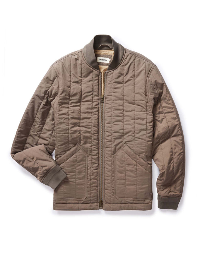 The Able Jacket in Morel Quilted Nylon
