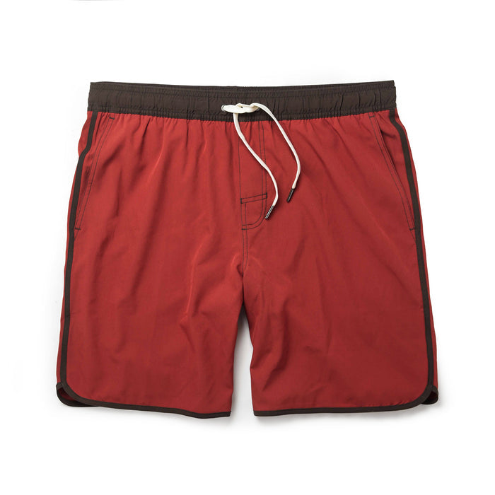flatlay of The Anchor Trunk in Red Clay