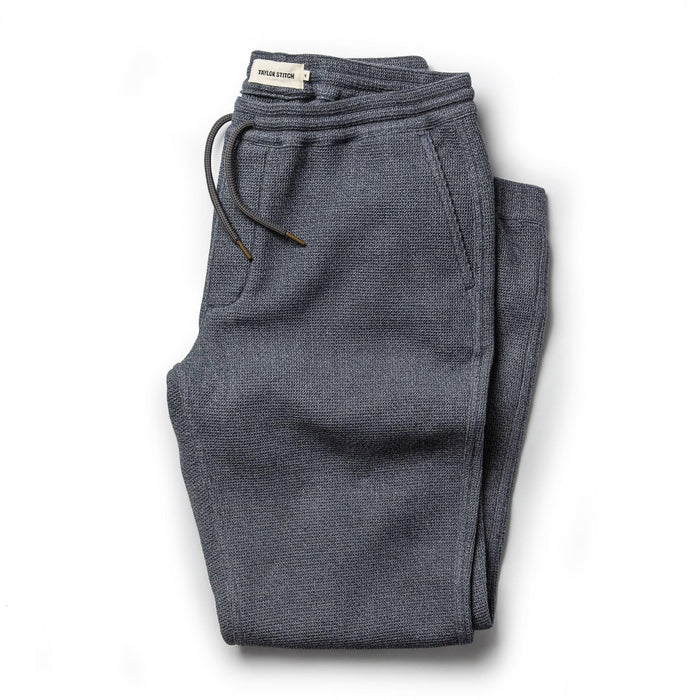 flatlay of The Après Pant in Charcoal Waffle