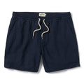 flatlay of The Apres Short in Navy Hemp