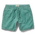 flatlay of The Après Short in Ocean Pinwale