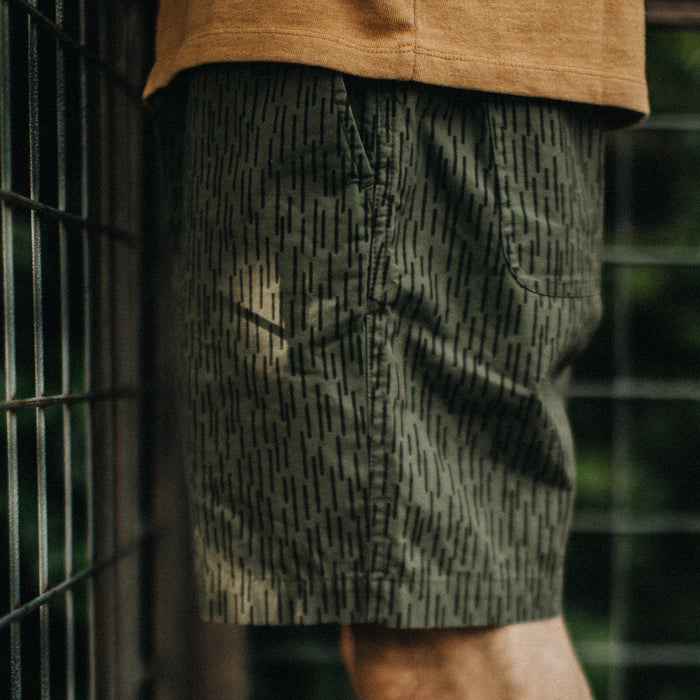 The Après Short in Rain Drop Camo