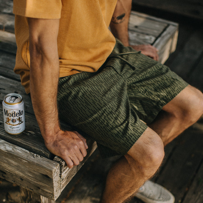 The Après Short in Rain Drop Camo