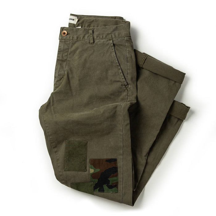 flatlay of chinos