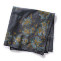 editorial image of The Bandana in Dark Blue Floral folded