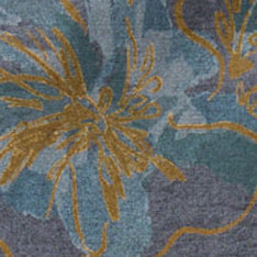 color swatch of The Bandana in Dark Blue Floral