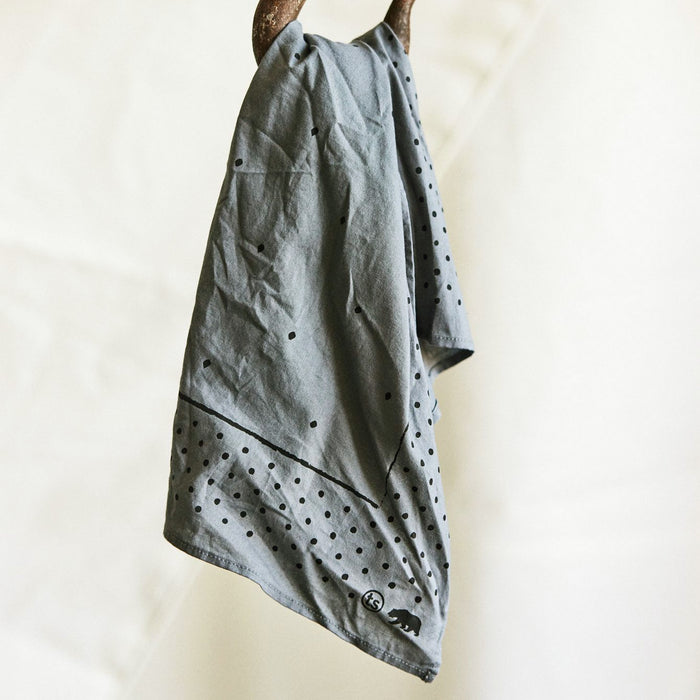 editorial image of The Bandana in Slate Blue hanging