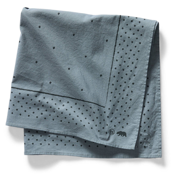 folded flatlay of The Bandana in Slate Blue