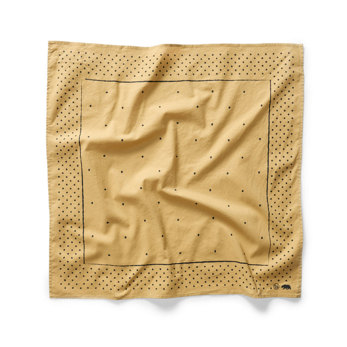 flatlay of The Bandana in Tarnished Gold