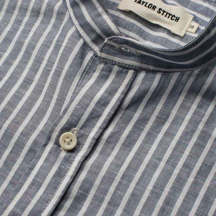 The Bandit in Blue & White Stripe