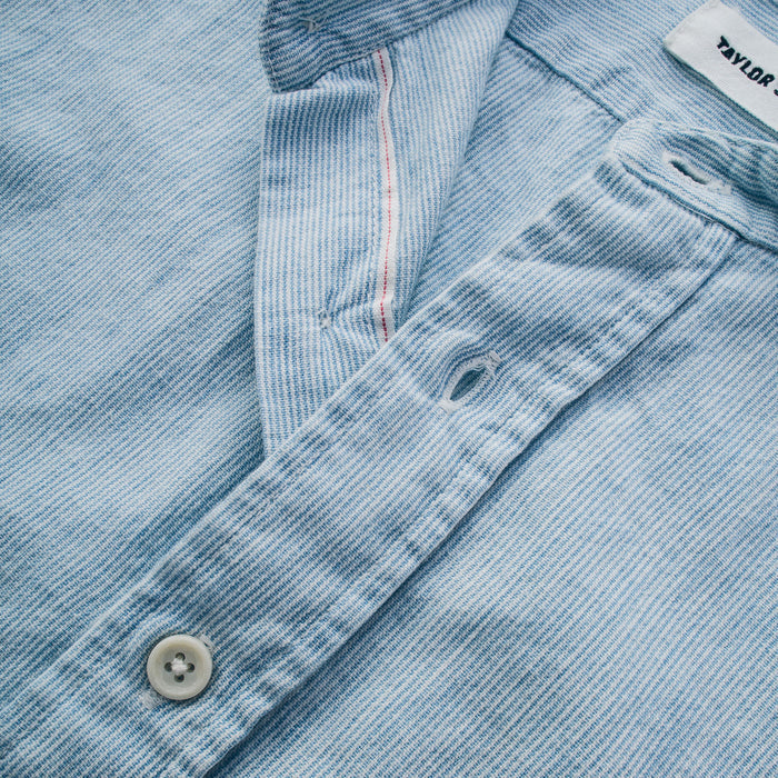 The Bandit in Navy Japanese Micro Stripe