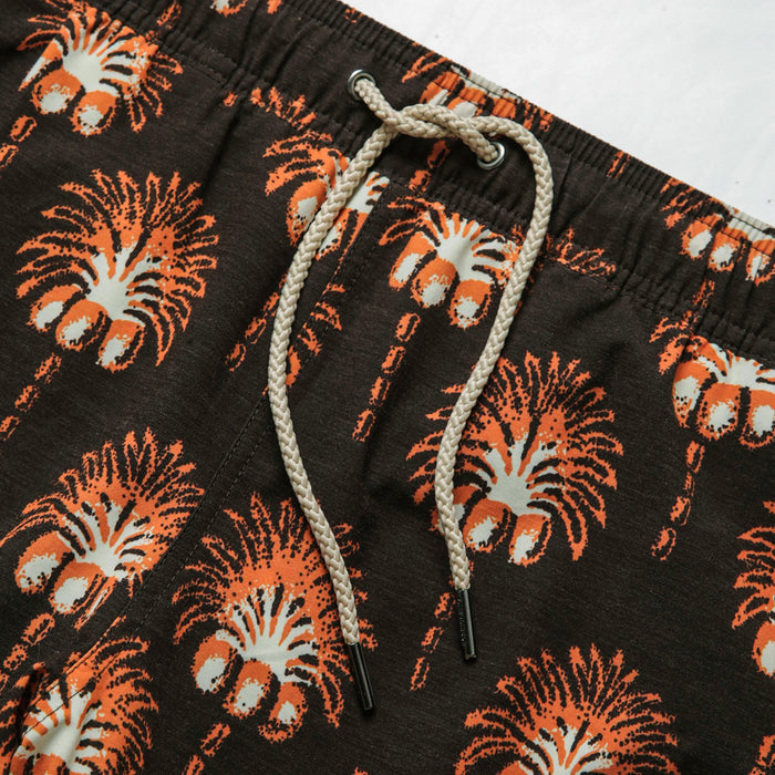 material shot of the drawcords on The Bayberry Trunk in Mirage Palm