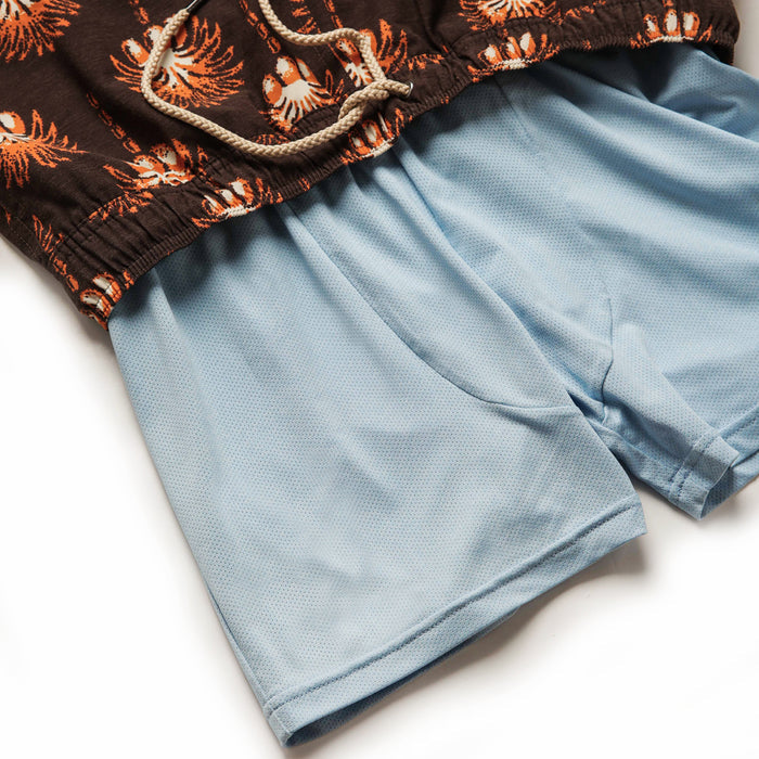 material shot of the BreezeKnit liner on The Bayberry Trunk in Mirage Palm