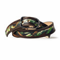 looped studio shot of The Stitched Belt in Jungle Stripe