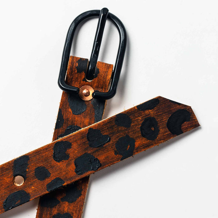 exterior detail shot of The Stitched Belt in Lynx