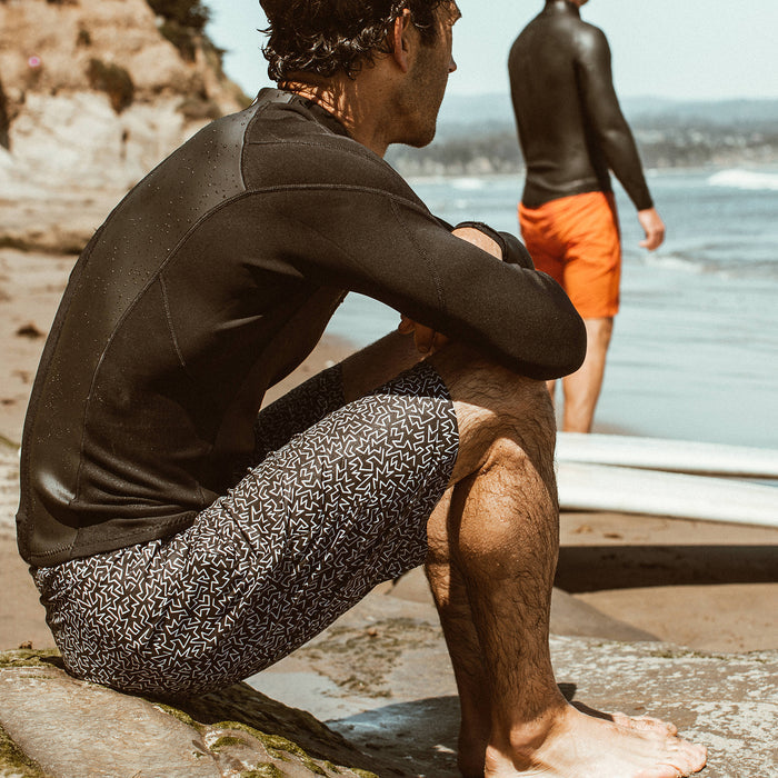 The Boardshort in Black & White Print