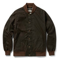 flatlay of The Bomber Jacket in Bark EverWax