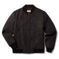 flatlay of The Bomber Jacket in Espresso Marl Wool