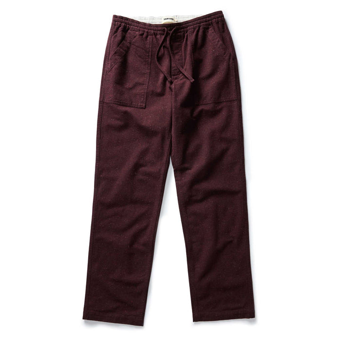 flatlay of The Breakwater Pant in Nutmeg Donegal