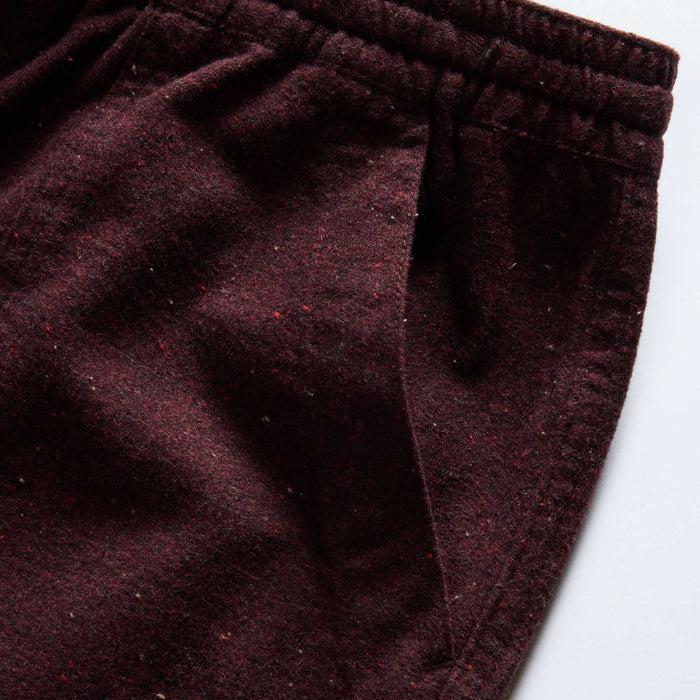 material shot of the pocket on The Breakwater Pant in Nutmeg Donegal