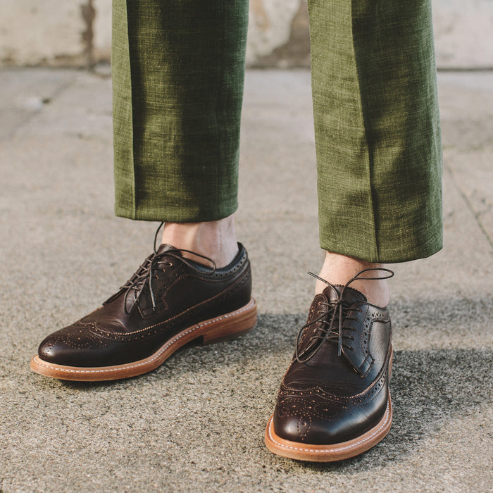 Our fit model in Downtown San Francisco dressed up to go out.